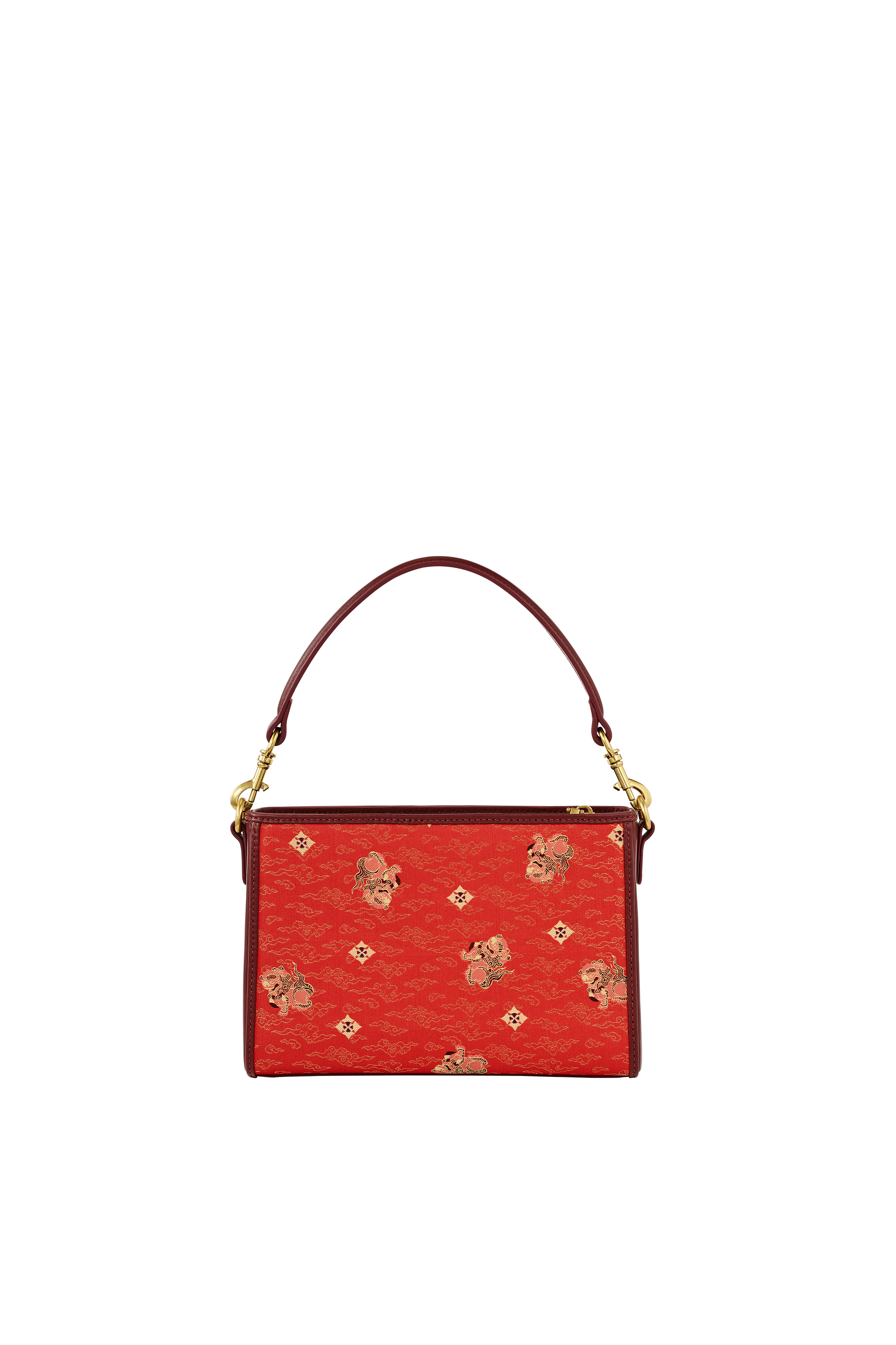 Brocade Leather Bag