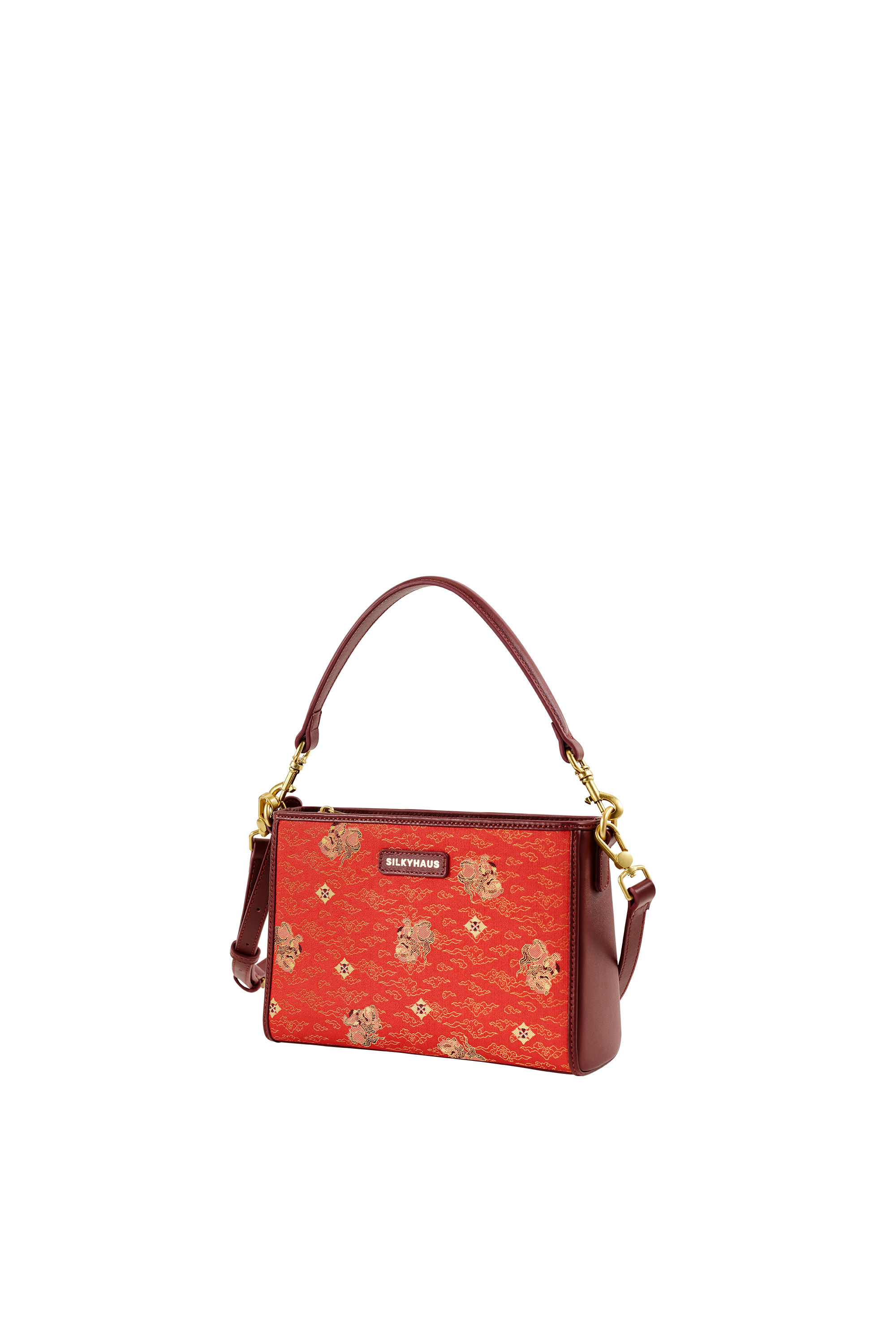 Brocade Leather Bag