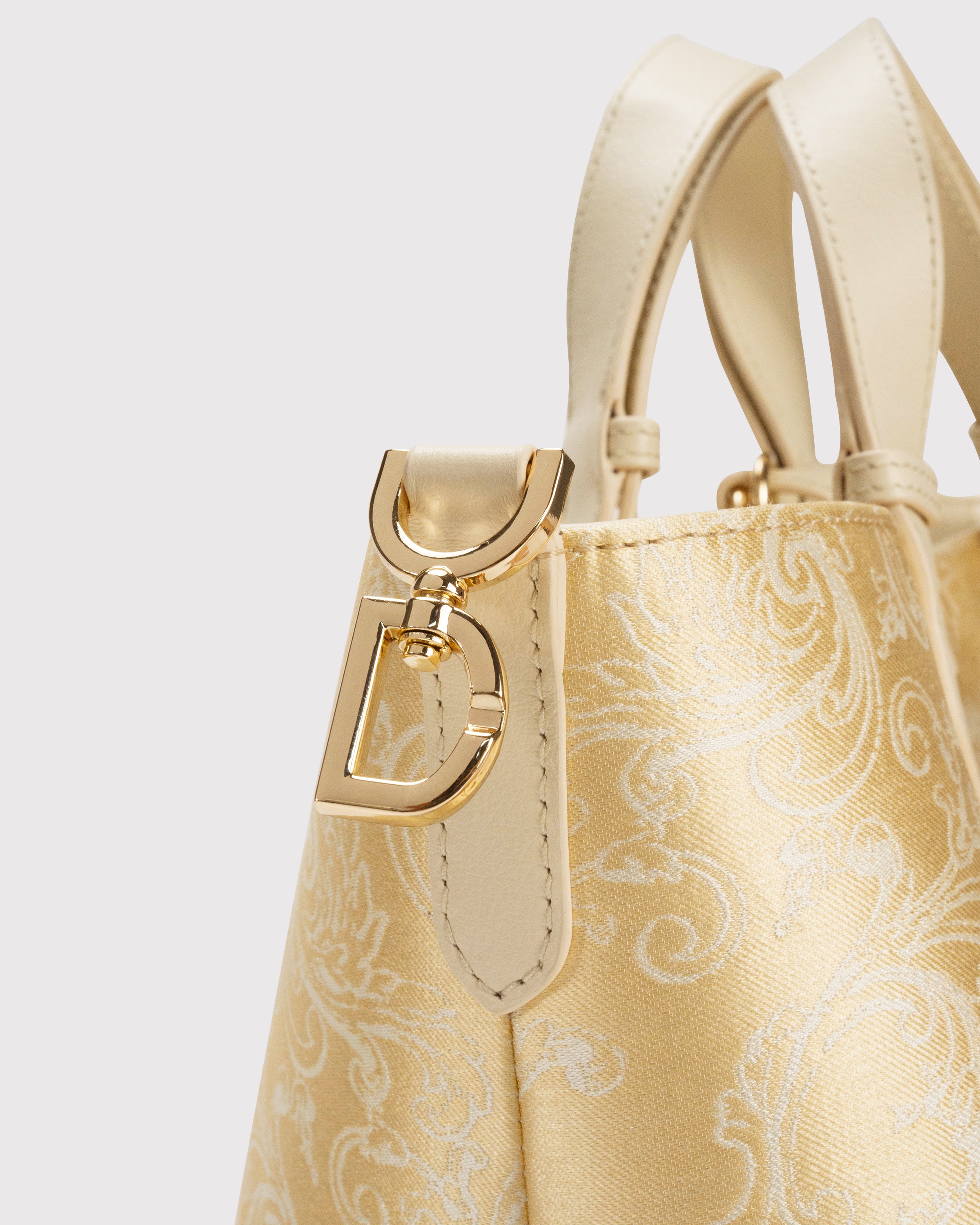 Gold Brocade Tote Bag