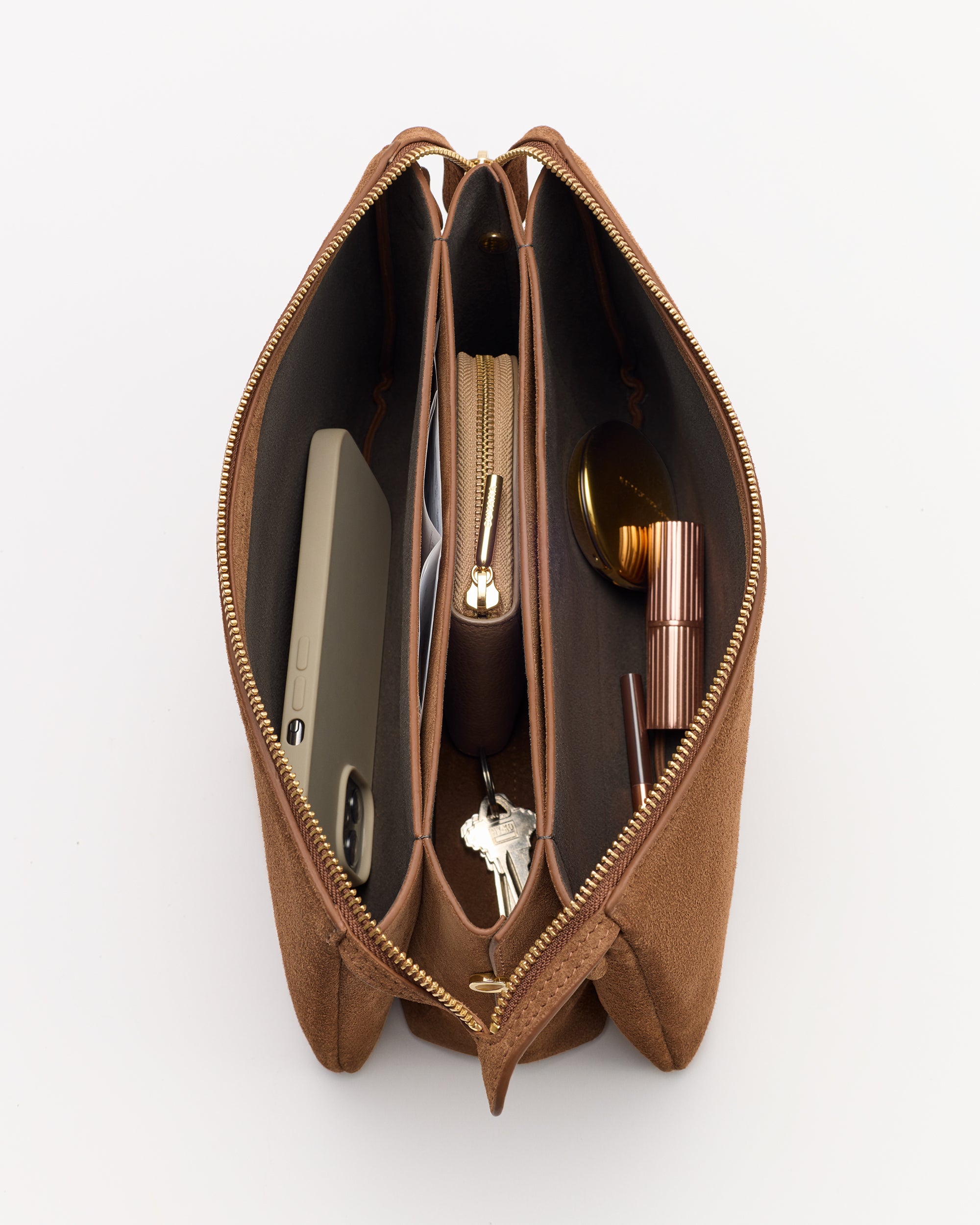 Tria Clutch (Suede)